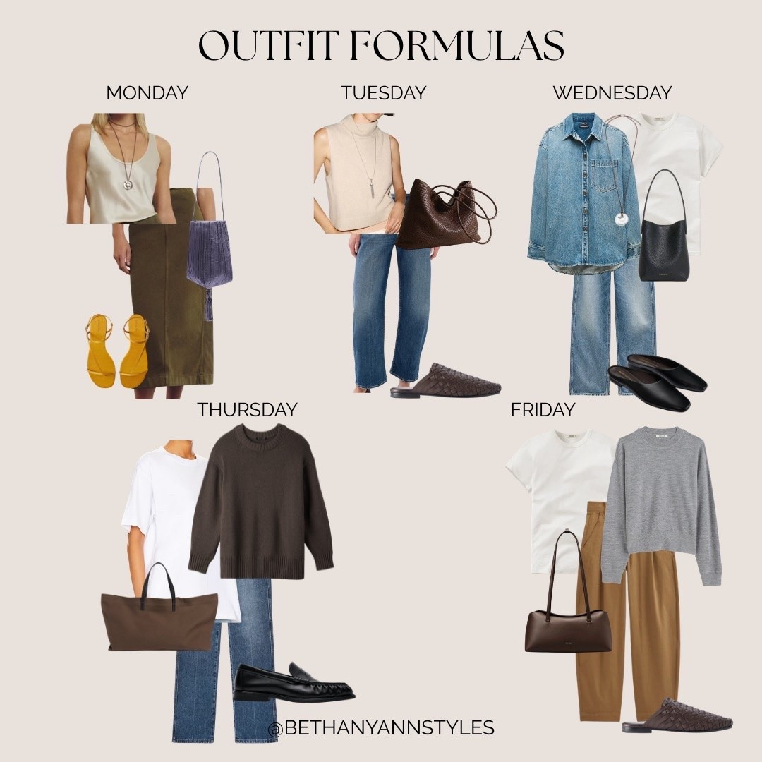 Week 38 of 2026 outfit formulas—effortless combinations designed to make getting dressed simple, confident, and stress-free for the week ahead.