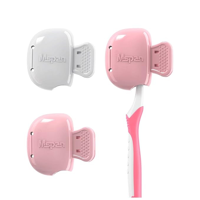 Mspan Toothbrush Head Cover Cap: Tooth Brush Travel Case Protector Plastic Clip Compatible with M... | Amazon (US)
