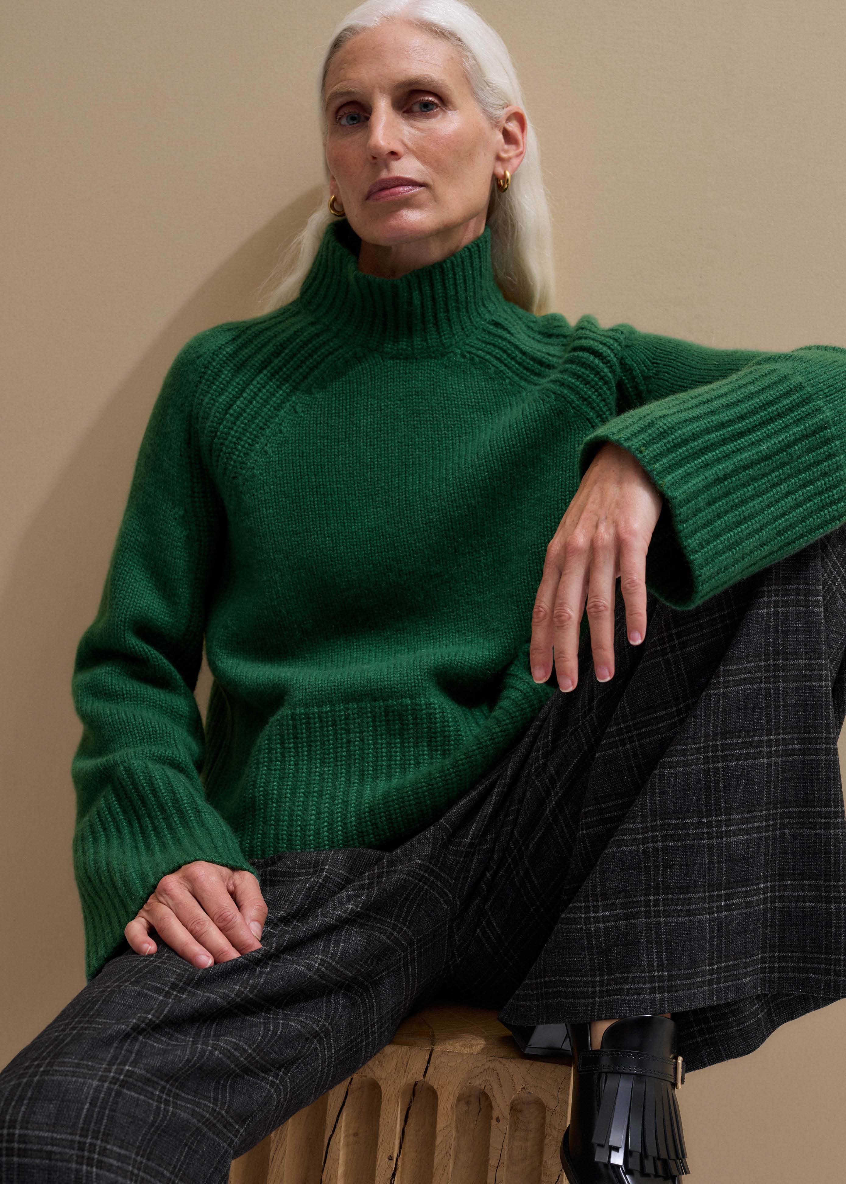 High Neck Jumper Cashmere | ME+EM Global (Excluding US)