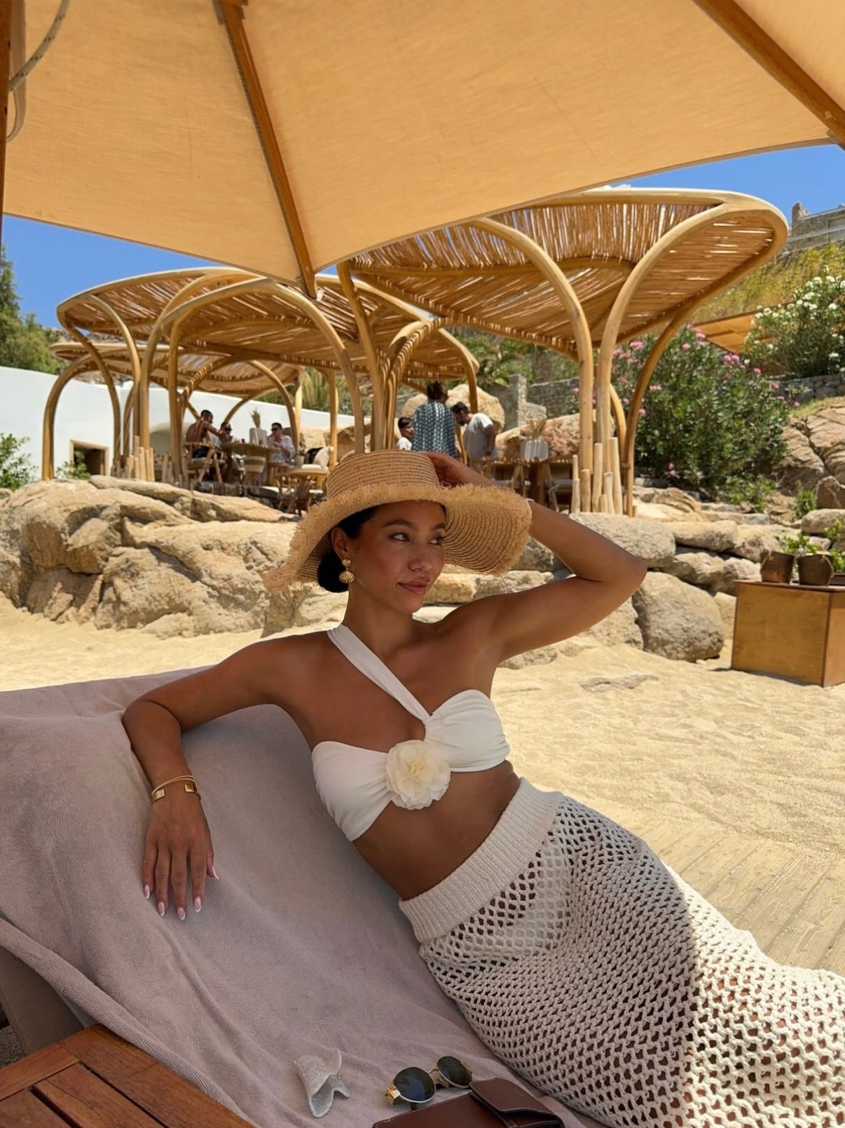 All white swim look 🤍 perfect for weddings, hen do, honeymoon, minimalist swimwear holiday vacation beach

#LTKsummer #LTKswimwear