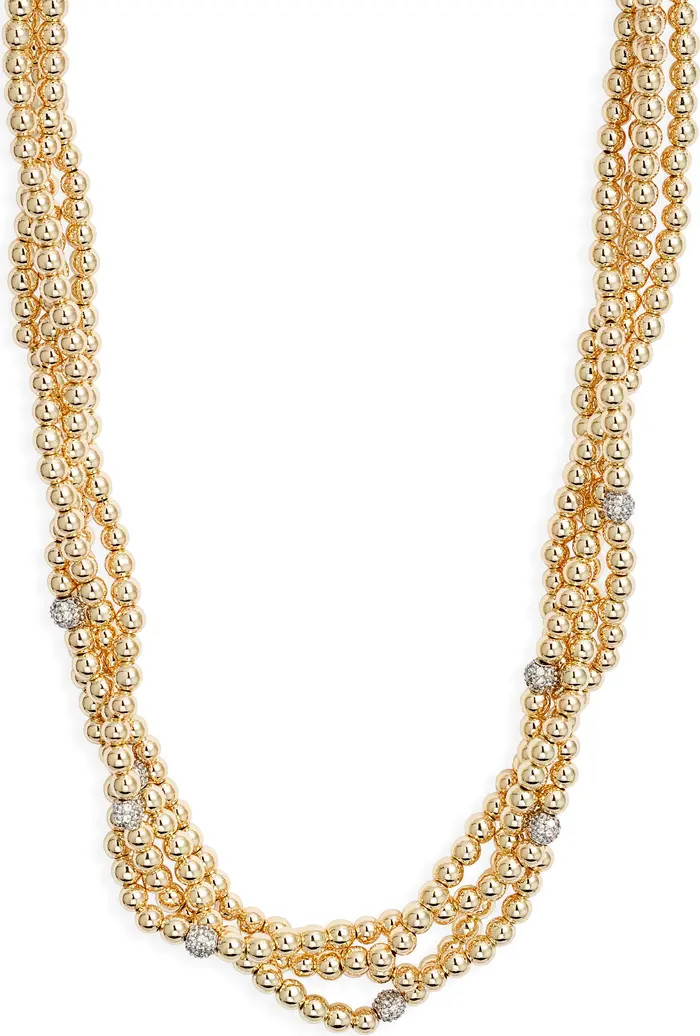 Braided Ball Chain Collar Necklace | Nordstrom