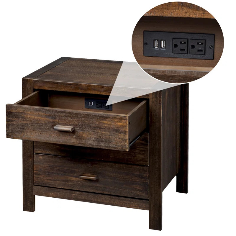 Wade Logan® Araia Solid Wood Nightstand & Reviews | Wayfair | Wayfair North America