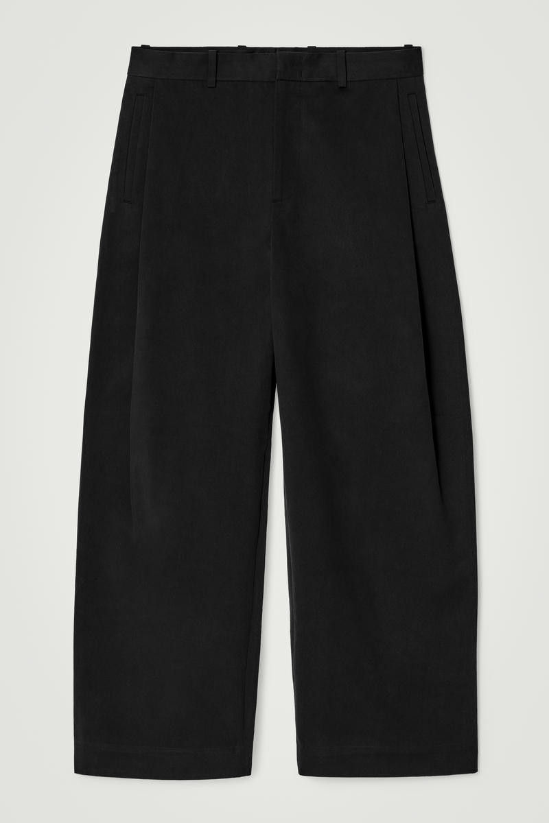 Pleated Cotton Wide-Leg Pants | COS (US)