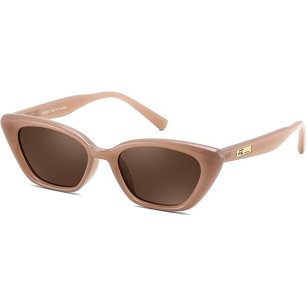SOJOS Trendy Cute Cat Eye Polarized Sunglasses for Women Fashion Cateye Womens Sunnies SJ2237 | Amazon (US)