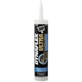 DYNAFLEX ULTRA 10.1 oz. Clear Advanced Exterior Window, Door and Siding Sealant | The Home Depot