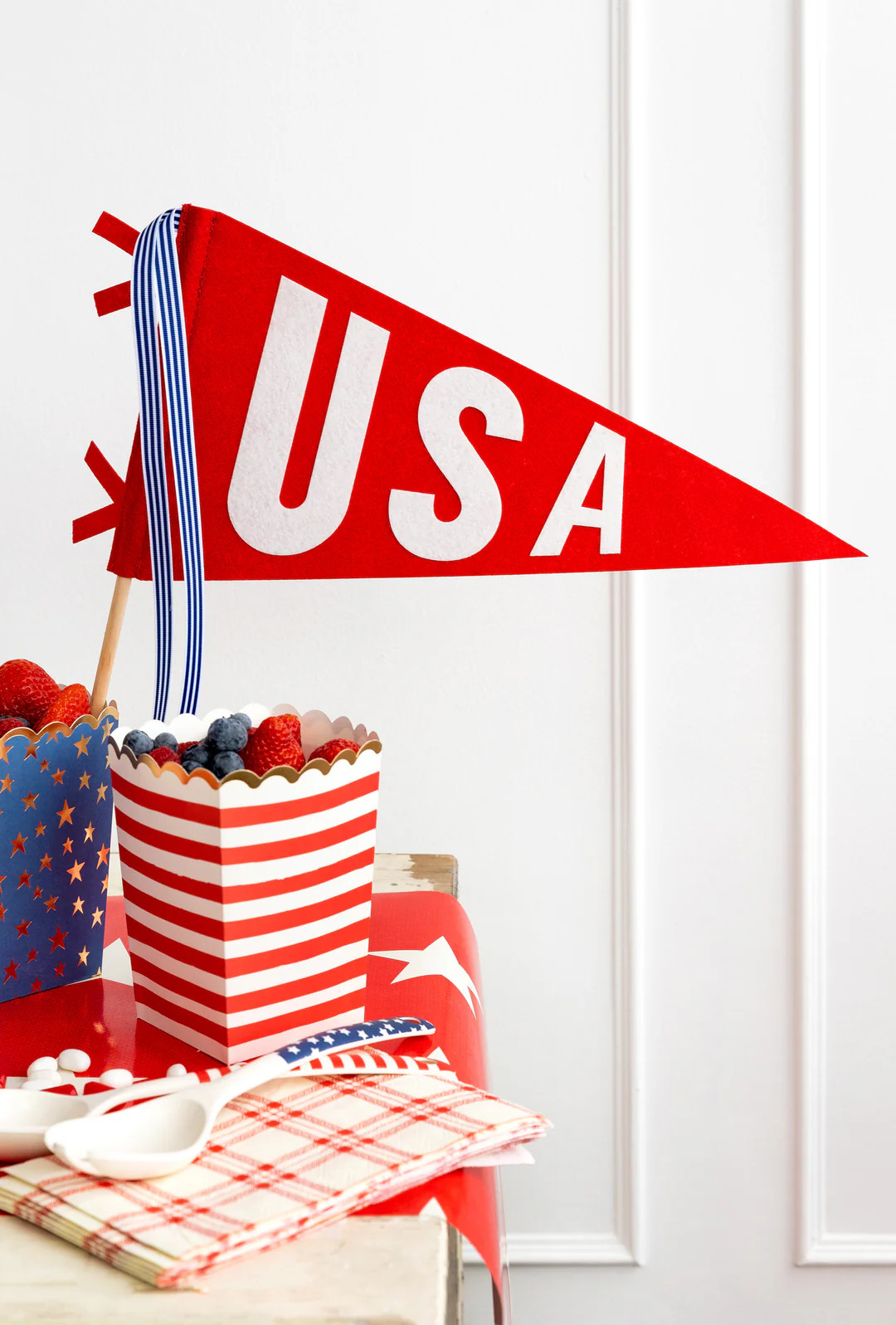 USA Felt Pennant Banner | My Mind's Eye