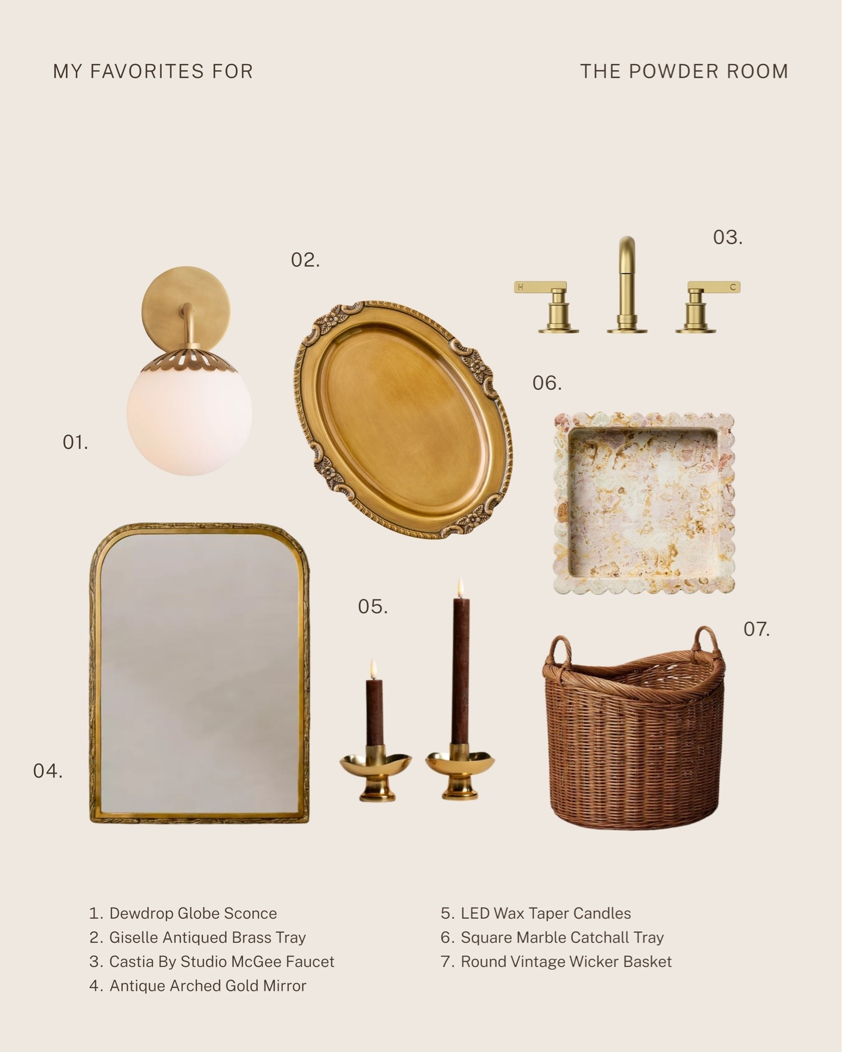 Sometimes it's the smallest details that make a room feel the most special. 🤍

A beautiful brass sconce, an antique-inspired mirror, a woven basket, or a decorative tray can bring just the right amount of warmth and interest to a space.

All linked here 🤍 #LTKhome