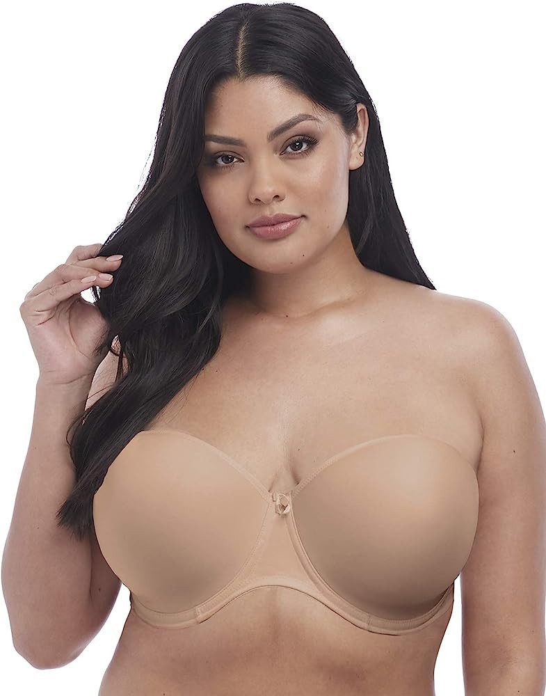 Elomi Women's Plus Size Smooth Strapless Seamless Underwire T-Shirt Bra | Amazon (US)