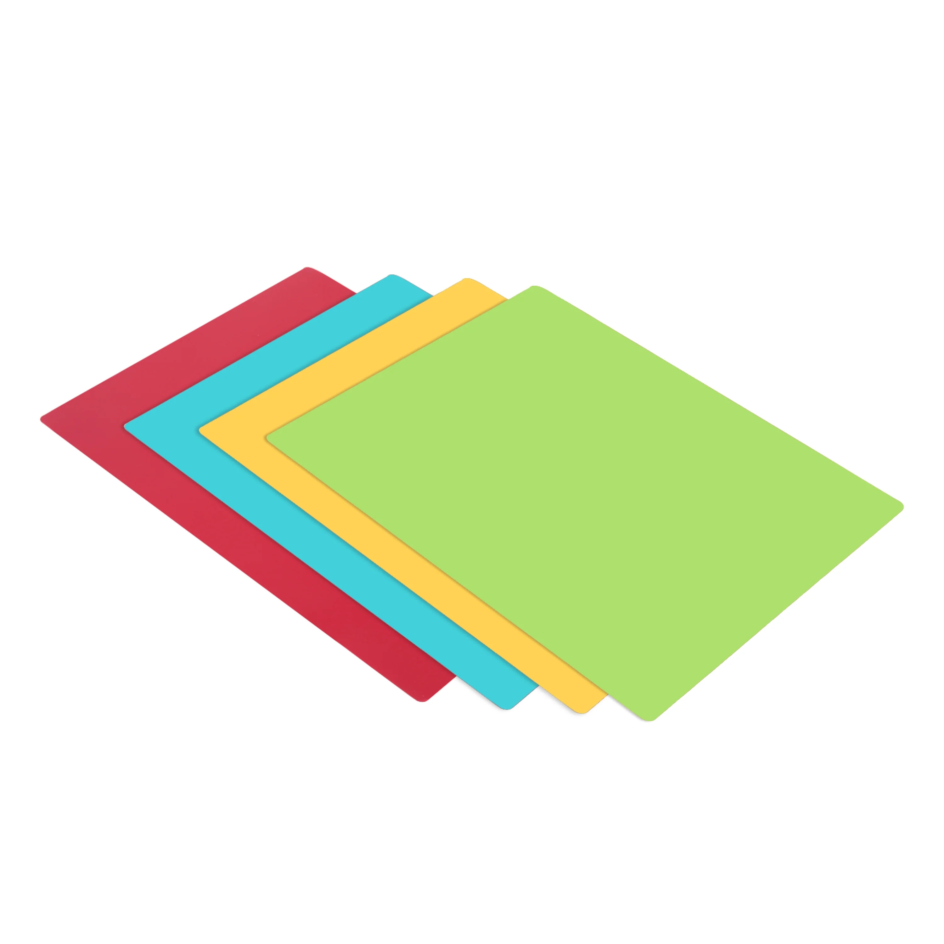 Mainstays 4 Pack Non-Slip 14.2" x 10.8" Flex Plastic Cutting Mats in Assorted Colors - Walmart.co... | Walmart (US)