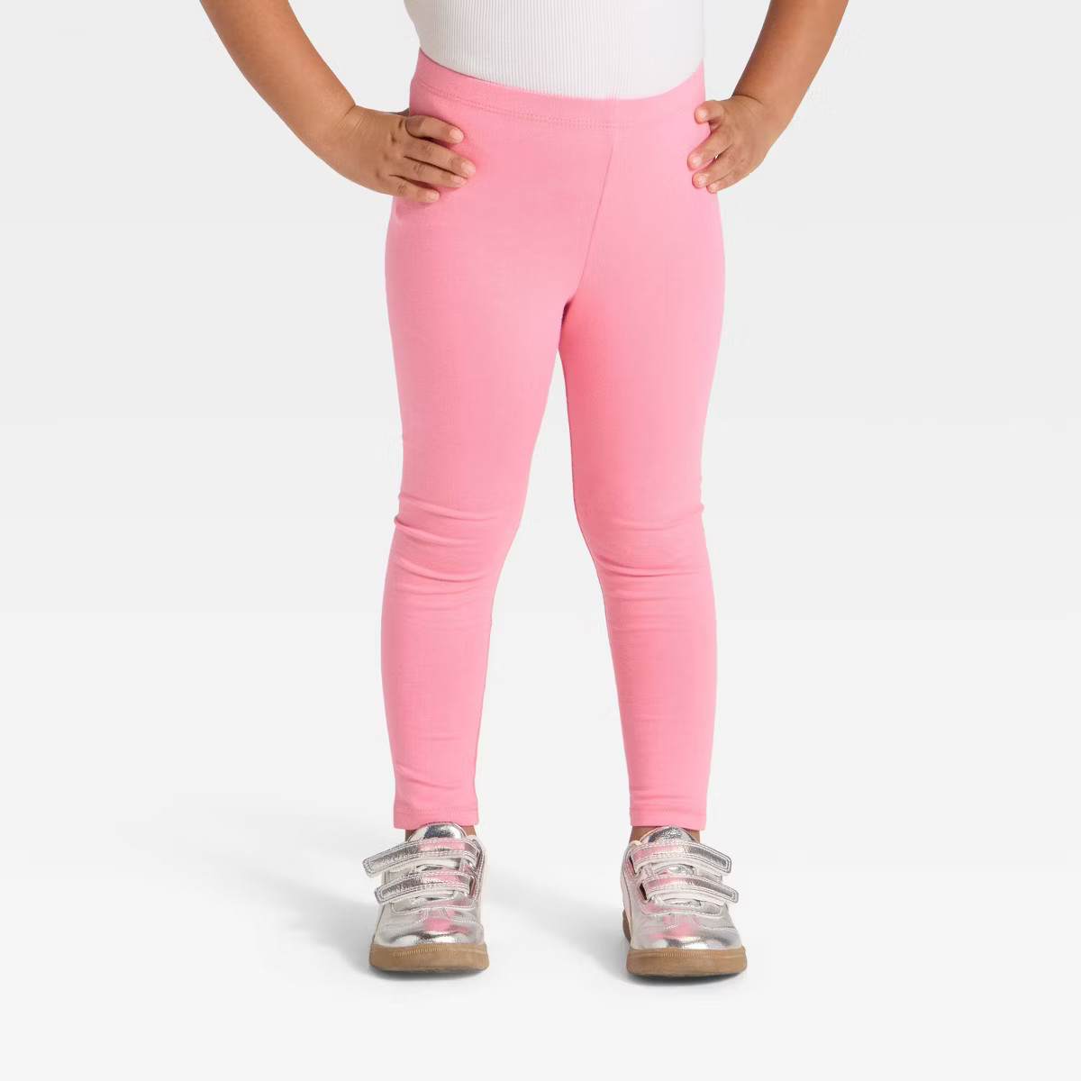 Toddler Girls' Solid Leggings - Cat & Jack™ Medium Pink 3T | Target