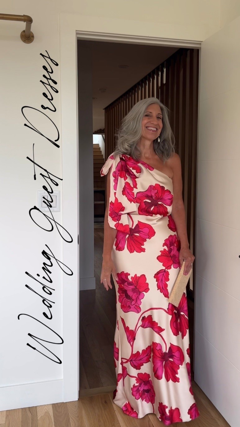 🥂 Mother of the Bride and Wedding Guest Dresses

This cream and red large scale floral one-shoulder satin gown has a bow detail that frames the neckline beautifully and the mermaid skirt skims and elongates with total confident elegance all evening long.

Save this for your next invitation. Share it with a friend who’s shopping. 💌

Sizing | 5’4½” | 133 | medium or 6

Wedding Guest Dress | Fashion over 50 | Mother of the Bride | Mother of the Groom | Black Tie | Formal Gown | Summer Wedding | Dresses to Hide Belly | Special Occasion

#LTKSeasonal #LTKOver40 #LTKWedding