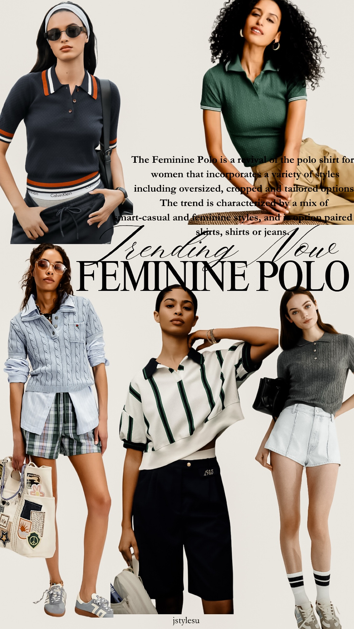 ᵀᴿᴱᴺᴰᴵᴺᴳ ᶠᴼᴿ 2025 ☆
Follow along for more trending styles!!

The feminine polo can be incorporated with many different styles. Paired it with jeans, skirts, shorts and khaki’s for an on trend look. 





trending now, on trend, polo, polo shirt, spring 2025, spring outfit, summer outfit, collared shirt, fashion, style, outfits, casual outfit 

#LTKSeasonal #LTKFindsUnder100 #LTKStyleTip