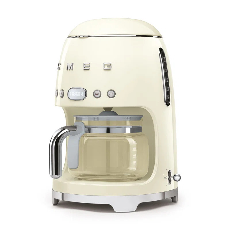 SMEG 50's Retro Style 10-Cup Drip Coffee Machine with Filter | Wayfair North America