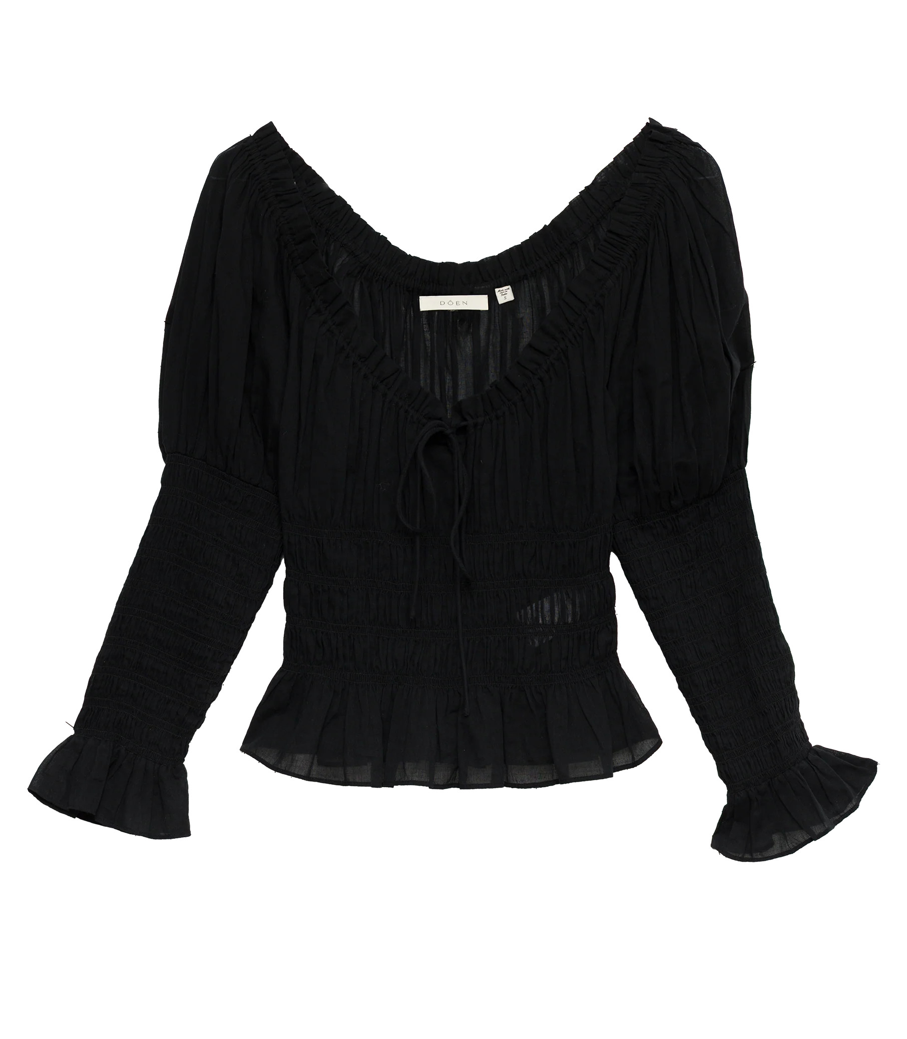 Baptisia Top - Black | DÔEN | DOEN