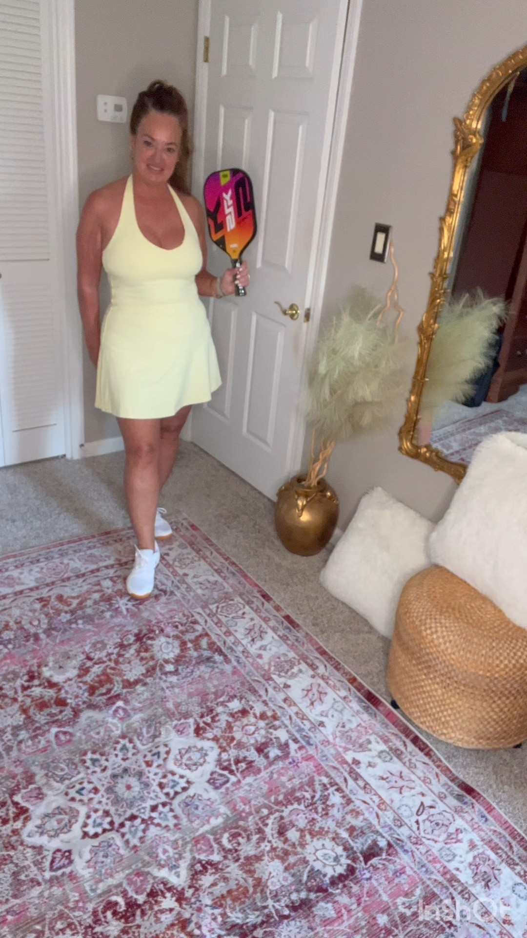 The prettiest butter yellow Athliesure @fabletics tennis dress. #fabletics #fableticspartner

SKIP THE MONTH! Skip between the 1st and 5th of the month and you won
’t be charged. Skip as often as you
like.
ACCESS TO THE FABLETICS FIT APP ($15 value/month). With Fabletics FIT, VIP members get access to
workouts from top-tier trainers and instructors. 100’
s of new workouts uploaded weekly.
NEW MONTHLY COLLECTIONS with styles launching every week in sizes ranging from XXS-4X. A Fit for Body

#LTKSeasonal #LTKOver40 #LTKActive