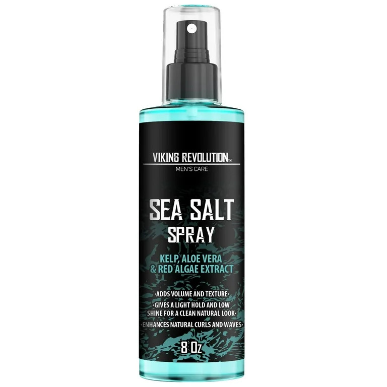 Viking Revolution - Sea Salt Spray for Hair Men - Surf Men Hair Spray to Add Volume & Texture, 8.... | Walmart (US)