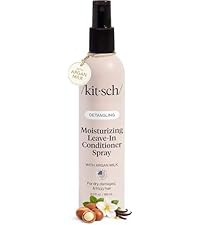 Kitsch Argan Milk Leave In Conditioner Spray – Hair Detangler Spray for Curly, Wavy, Fine, Dry ... | Amazon (US)