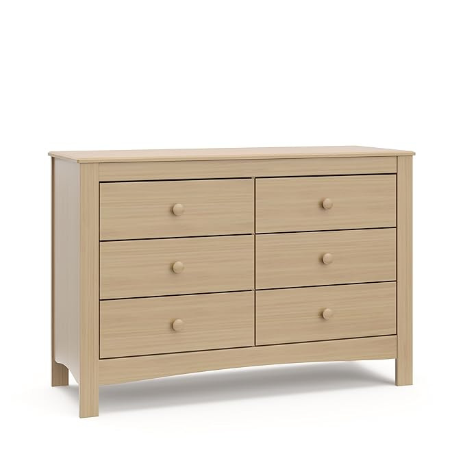 Graco Noah 6 Drawer Double Dresser – GREENGUARD Gold Certified, Dresser for Nursery, 6 Drawer D... | Amazon (US)