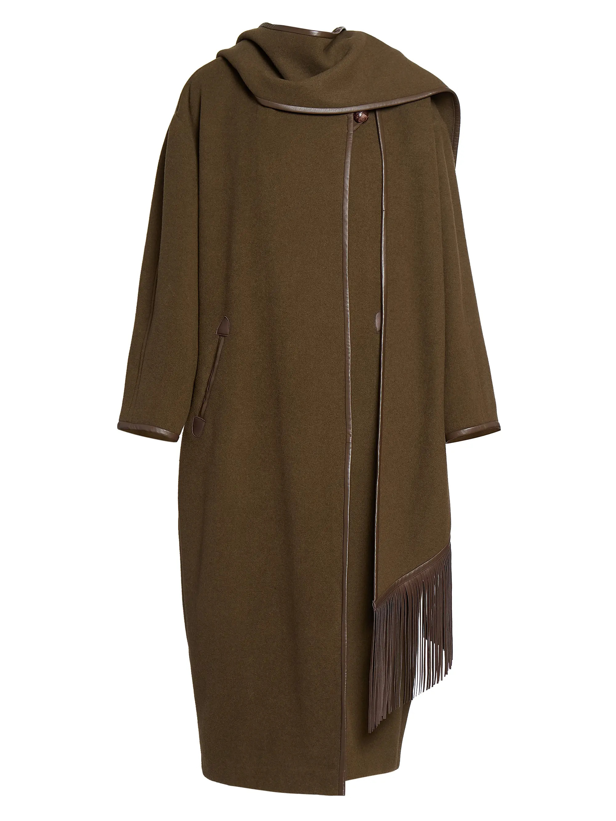 Irvana Virgin Wool-Blend Hooded Coat | Saks Fifth Avenue