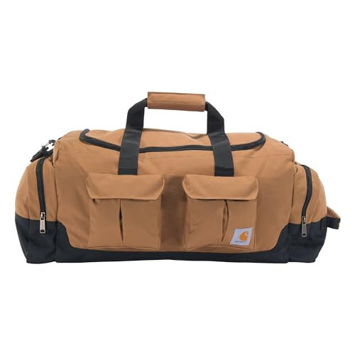 Carhartt 40L Utility Duffel, Heavy-Duty Bag for Jobsite, Gym, & Travel, Carhartt Brown, 40L | Amazon (US)