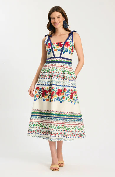 Chelsey Summer Soiree Dress - Picnic Floral | tyler boe