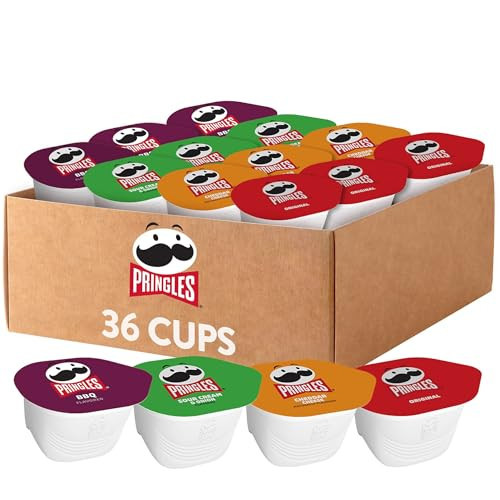 Pringles Potato Crisps Chips, Snack Stacks, Lunch Snacks, Variety Pack (36 Cups) | Amazon (US)