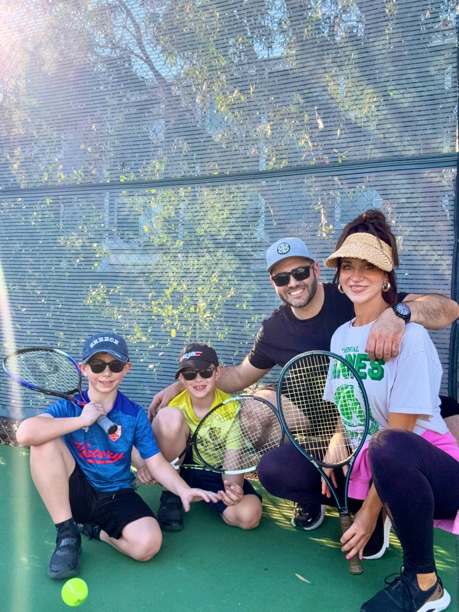 Family tennis date. 

#LTKFindsUnder50 #LTKdayinmylife #LTKmorningroutine