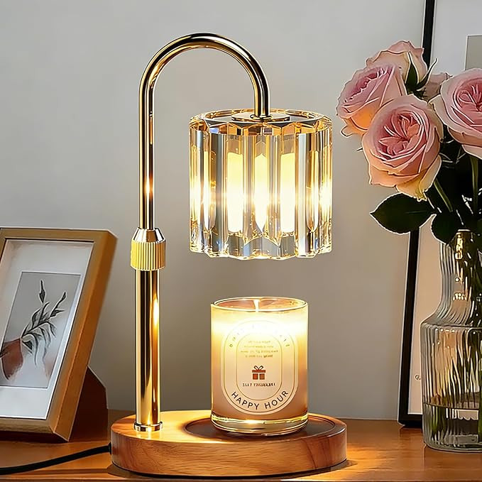Lukasa Candle Warmer Lamp, with Timer Dimmer Adjustable Height, Home Decor, Room Decor, Wax Melt ... | Amazon (US)