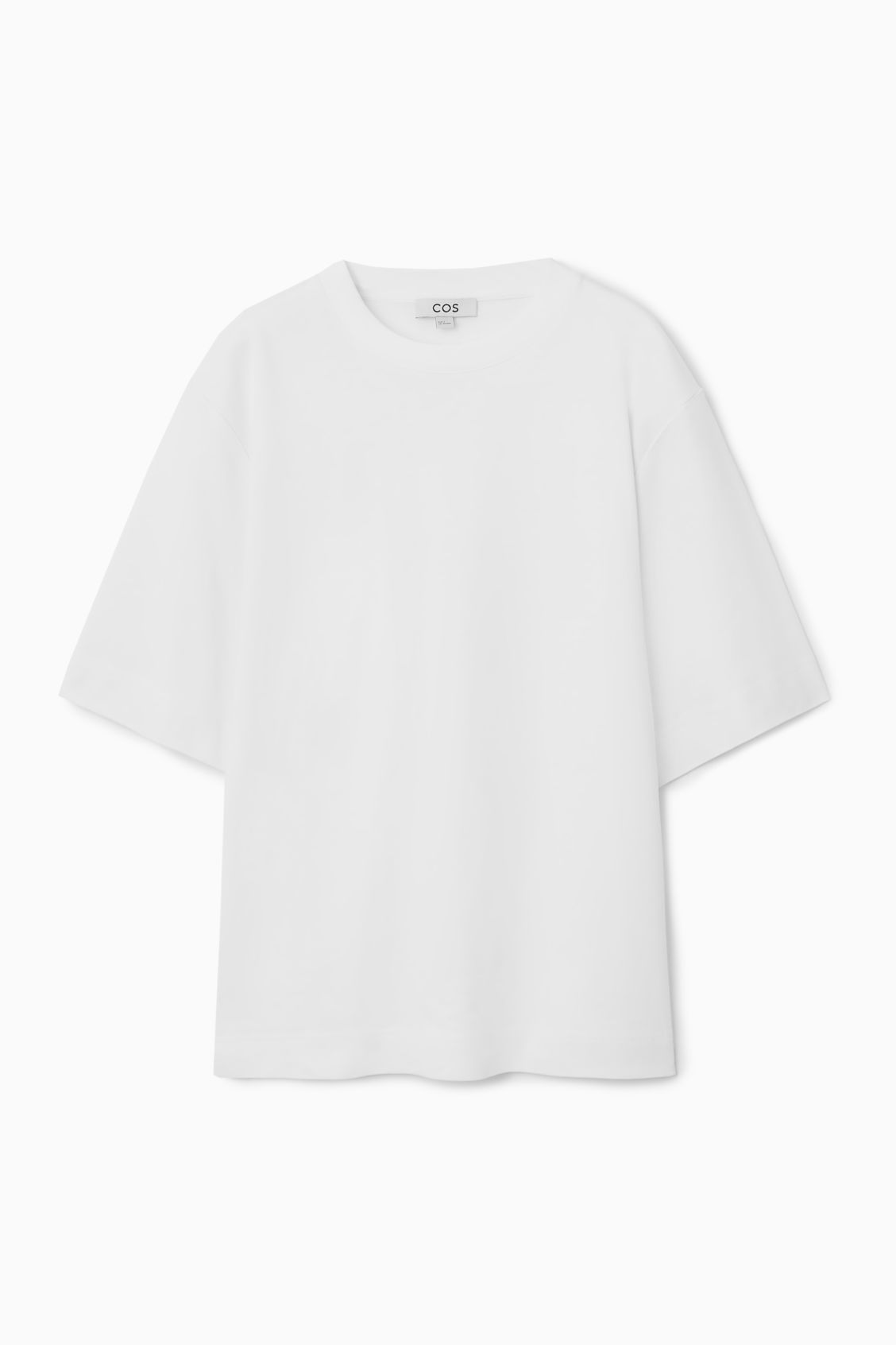 OVERSIZED T-SHIRT - WHITE - Tops - COS | COS (US)