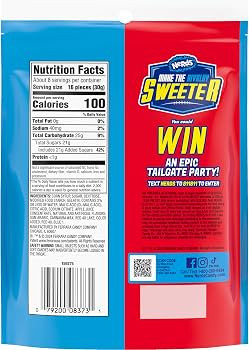 NERDS Gummy Clusters Candy, Berry Punch Rush, Crunchy and Gummy, Game Day Candy, Football Party S... | Amazon (US)