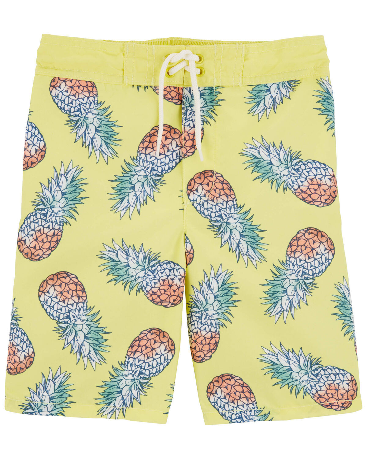 Kid Pineapple Print Swim Trunks | Carter's