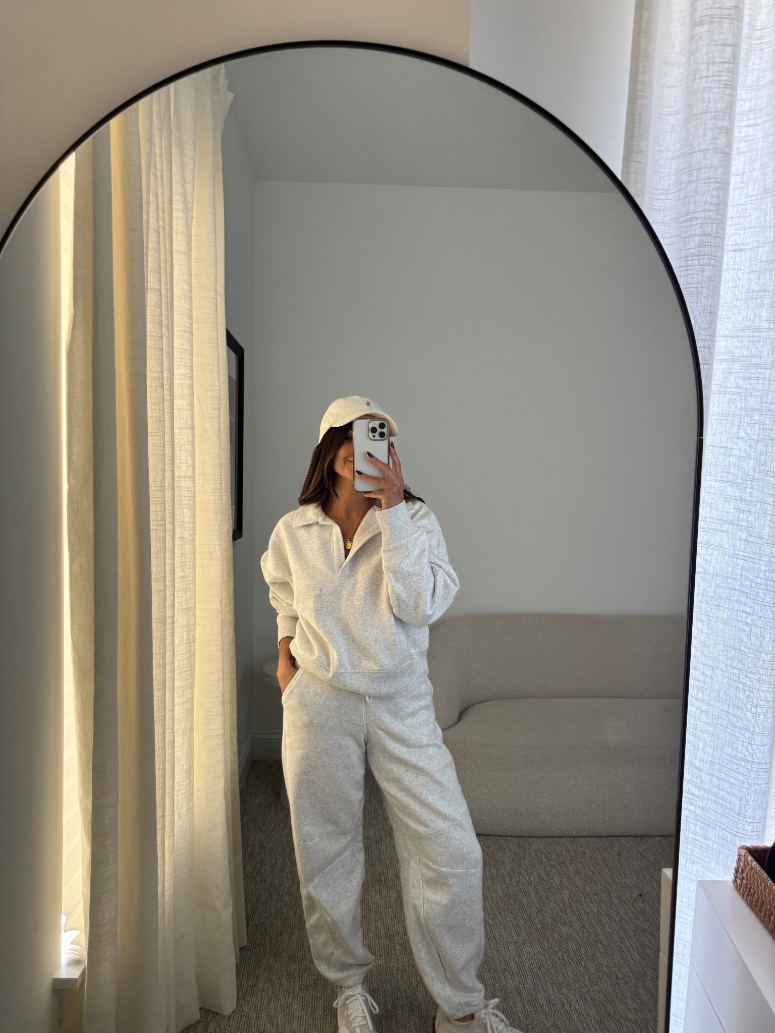 Heather grey sweat shirt and pants currently on sale. Wearing size xs, runs true to size. Pants are $21, and sweatshirt is $24

#LTKActive #LTKSeasonal #LTKFindsUnder50