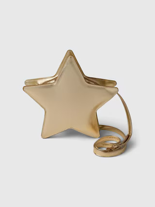 Kids Metallic Star Crossbody Bag | Gap (US)