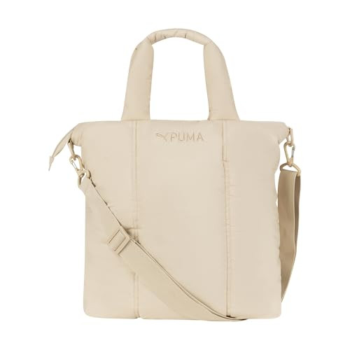 PUMA womens Large Puffer Tote in Memory Cloth with Removable Strap & Zip Pockets | Amazon (US)