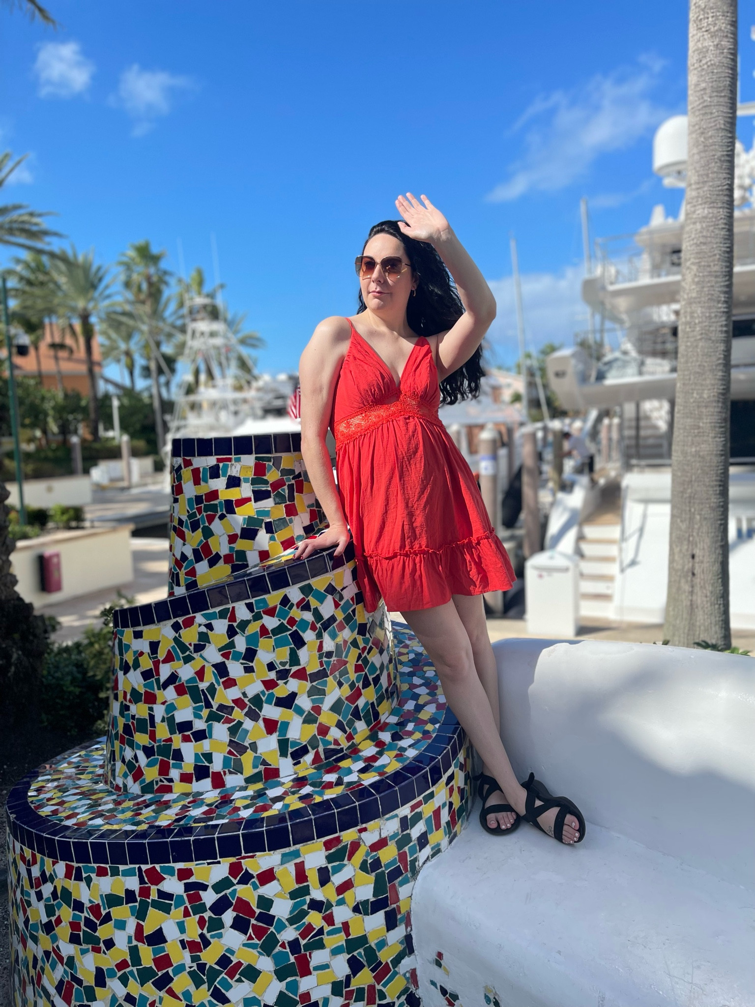 oh hey there
red dress
vacation
bahamas
cruise
yacht
boat
resort
beach
pool
turks and caicos
sundress
outfit
outfits
casual
explore
warm weather
christmas
family trip
travel
winter
everyday outfit
holiday
santa
my style
midsize
date
lunch
swim
party
wedding

#LTKtravel #LTKHoliday #LTKstyletip