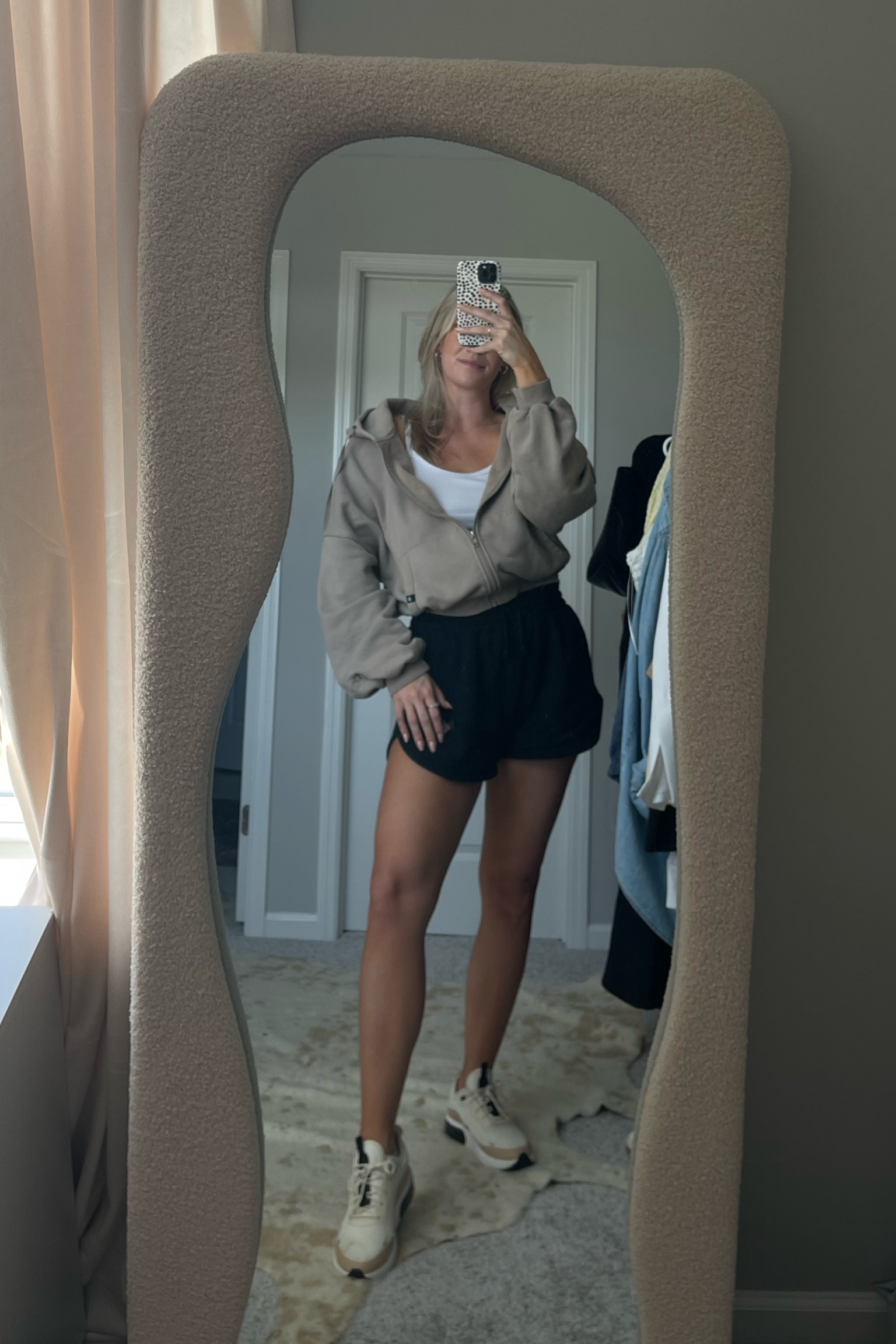 Favorite zip up sweatshirt - size S/M still gives you a baggy but comfortable fit. Shorts are size M and are adjustable. Fit TTS #LTKCasualOutfit #LTKFinds #ZipUpSweatshirt #ComfyOutift #TravelOutfit #AirportOutfitIdeas

#LTKActive