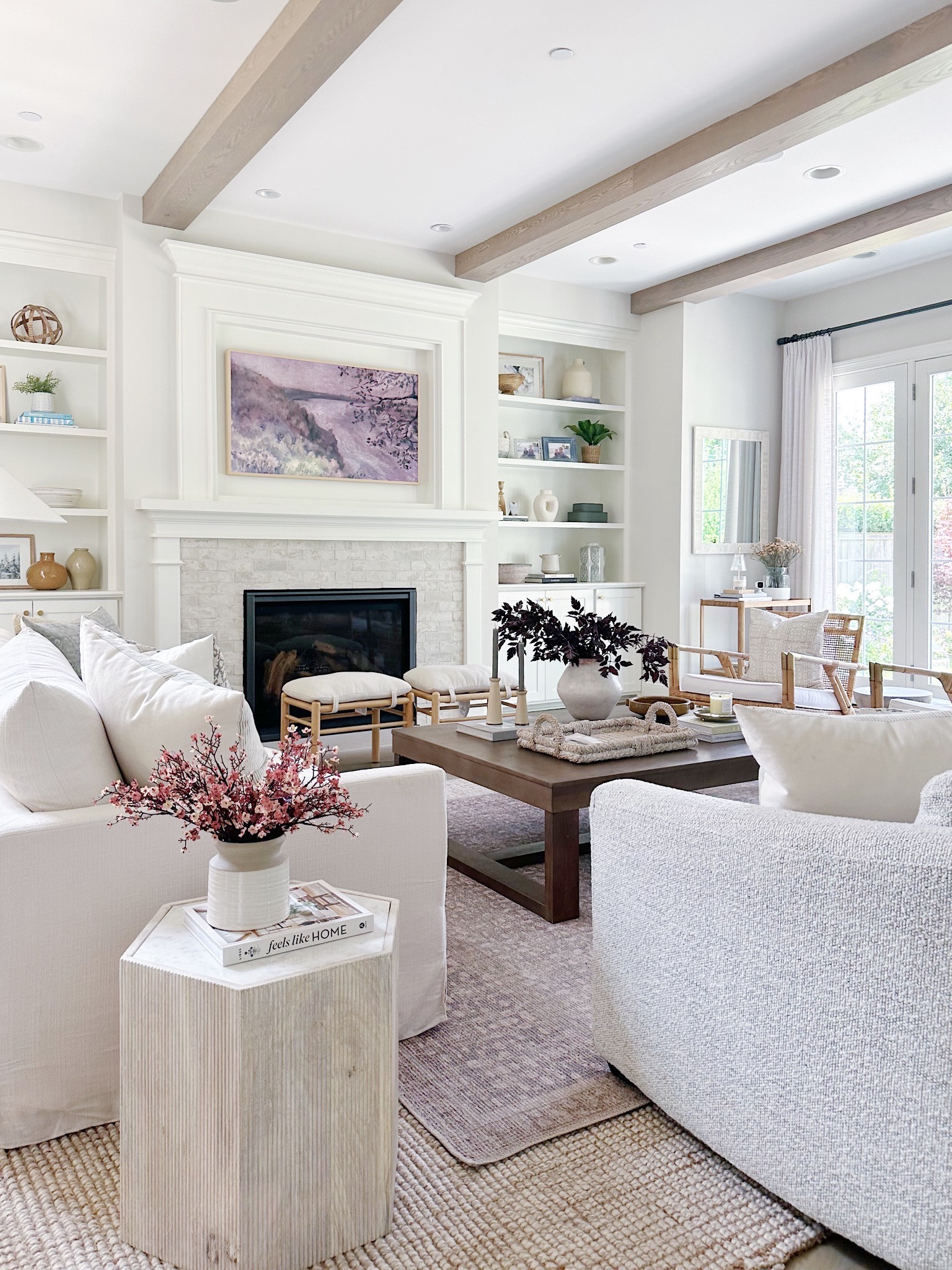 Fall living room, Fall decor 2023, neutral fall decor, fall stems, transitional living room, white sofa, neutral living room, coffee table styling, coffee table decor, coffee table living room, wood coffee table, wooden coffee table, grey couch living room, gray couch, living room rug, living room design, living room inspo, living room decor, living room area rug, 8/20

#LTKSeasonal #LTKhome #LTKFind