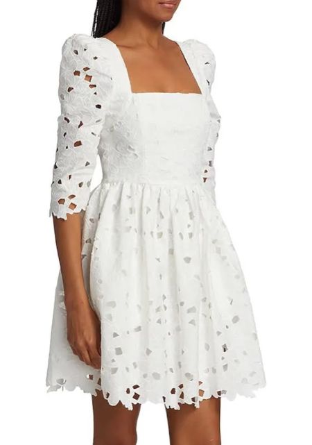This fabulous white dress is on sale for $124, down from $495! Run, don’t walk! I just ordered mine for my next warm weather moment! 🤍🤍🤍 

#LTKsalealert #LTKwedding #LTKstyletip
