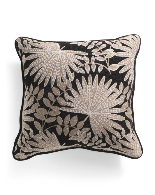 22x22 Outdoor Jacquard Pillow | TJ Maxx