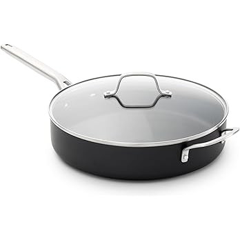 Calphalon® Hard-Anodized Nonstick 5-Qt. Sauté Pan with Lid | Amazon (US)
