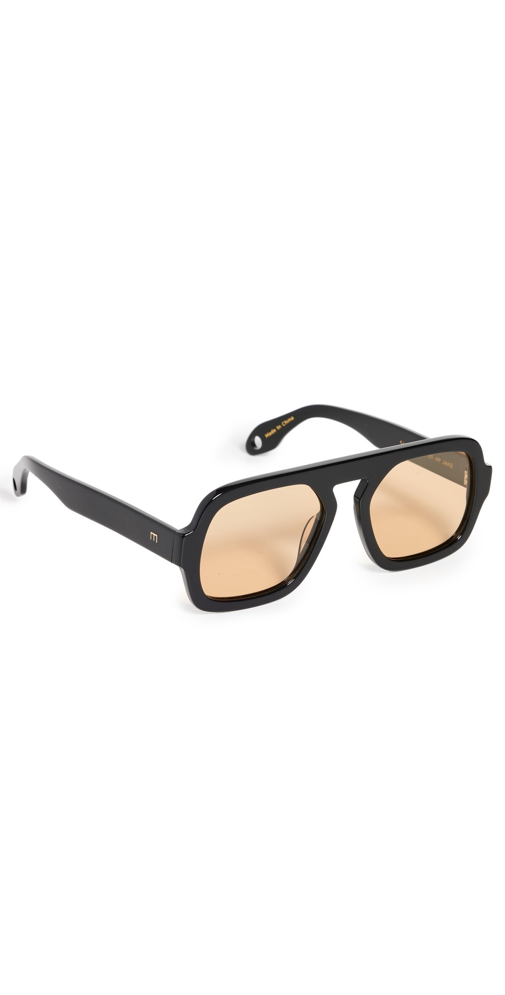 Elisa Johnson Jane Sunglasses Black One Size | Shopbop