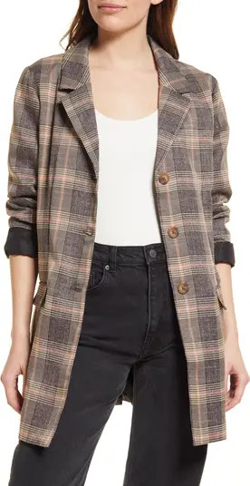BB Dakota by Steve Madden Plaid For You Blazer | Nordstrom | Nordstrom