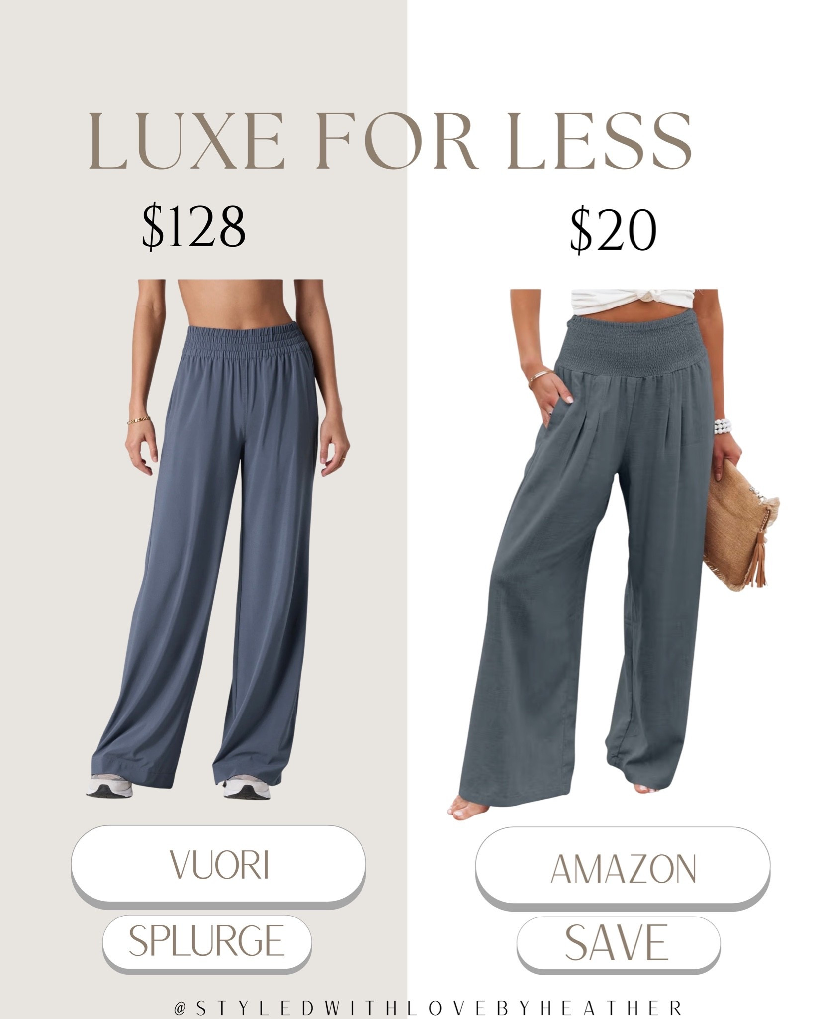 These Amazon lounge pants look WAY more expensive than they are 👀✨
The perfect Vuori-inspired wide leg pants for travel days, airport outfits, Pilates, errands, and that effortless off-duty model look — but for only $20 🤍

Comfy, flattering, and giving quiet luxury without the $128 price tag. Linking these Amazon fashion finds in my LTK before they sell out 👏🏼

 

 #LTKSwim #LTKWorkwear #LTKTravel