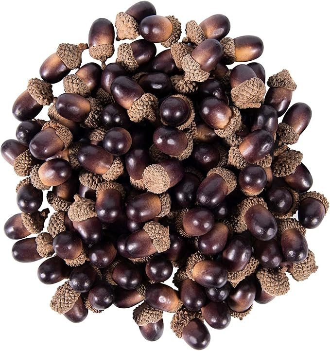 100 Pcs Artificial Acorns Bulk Small Fake Lifelike Simulation Acorn with Natural Cap for Crafts, ... | Amazon (US)
