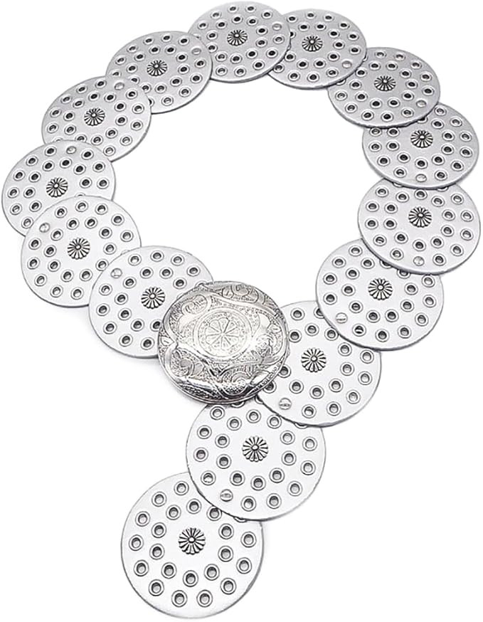 Heyjoin Hollow Wide Disc Belt for Women Out Round Leather Metal Buckle Belt Soft Durable Vintage ... | Amazon (CA)