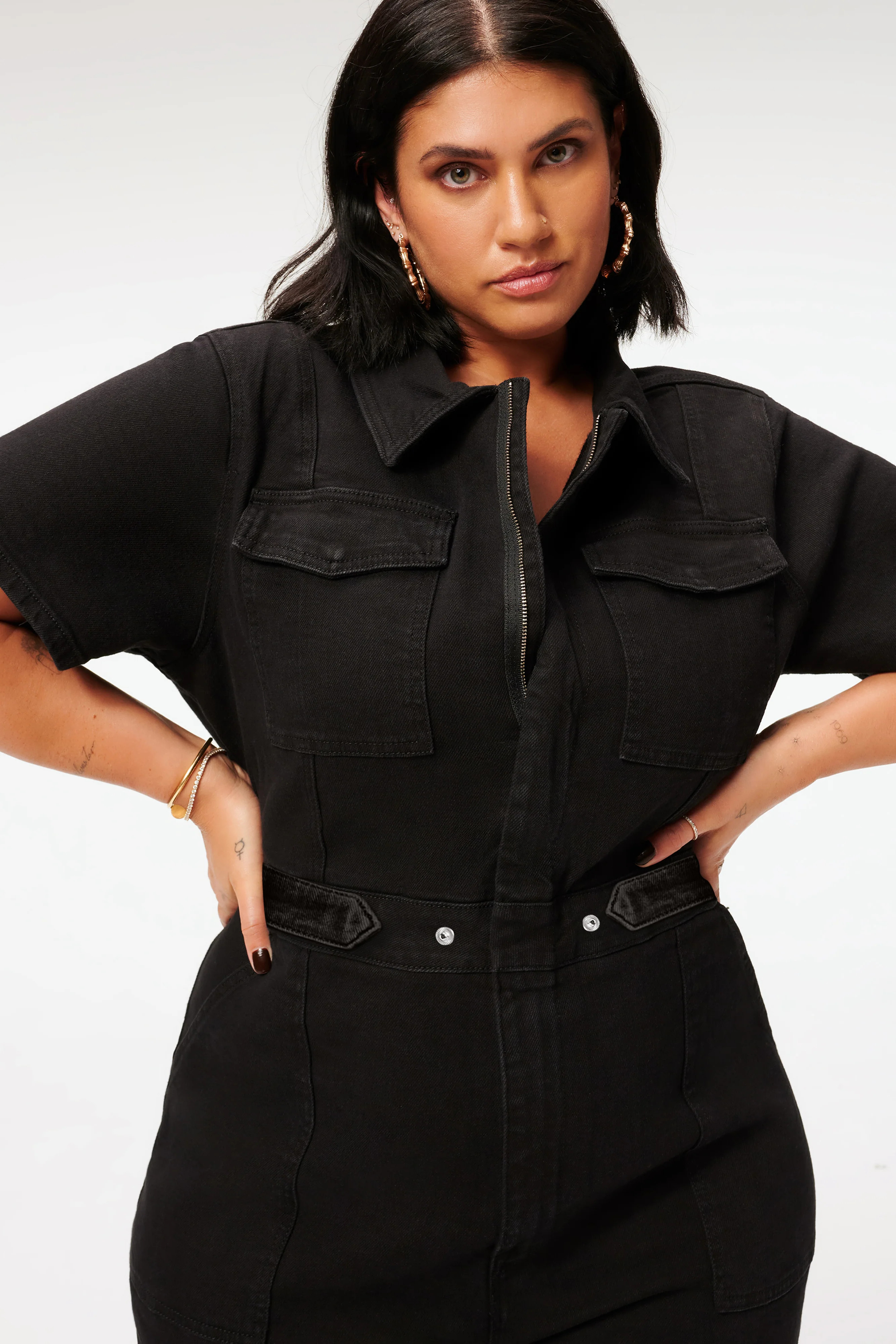 FIT FOR SUCCESS JUMPSUIT | BLACK099 | Good American