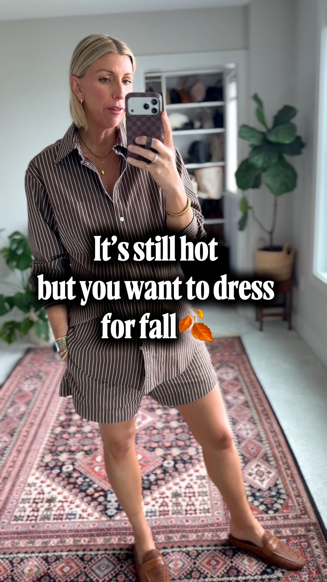 I’m highlighting the best of the Gap friends & family sale - if you’re wanting some great wardrobe Staples you can wear now and into fall including this amazing cotton set. I love this chocolate brown color. 

This top does run over oversized get your true to size. ￼￼

#LTKSeasonal #LTKOver40 #LTKSaleAlert