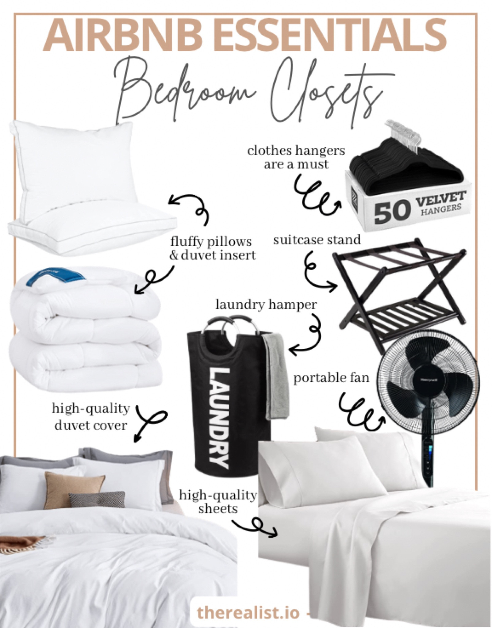 Airbnb bedroom closet essentials! Amazon finds. Airbnb essentials. Airbnb supplies. Amazon deals  

#LTKhome #LTKunder100 #LTKunder50