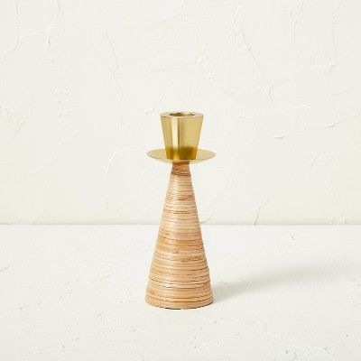 Brass Candle Holder Short - Opalhouse™ designed with Jungalow™ | Target