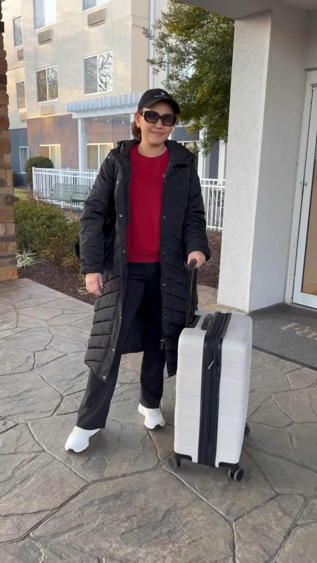 Winter travel outfit my jacket is on sale 

#LTKSaleAlert #LTKTravel #LTKHoliday